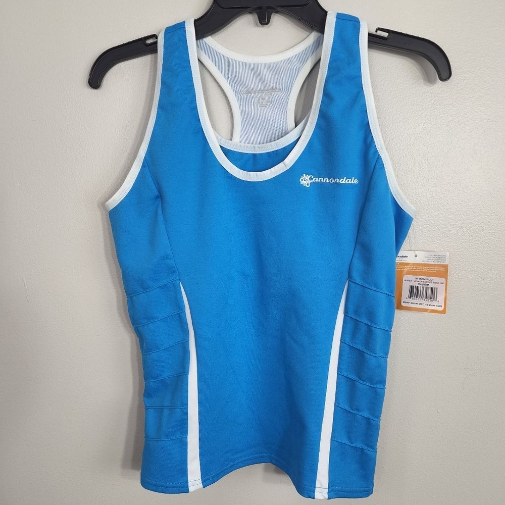 NWT Cannondale Cycling Racerback Tank With Shelf Bra Size  M